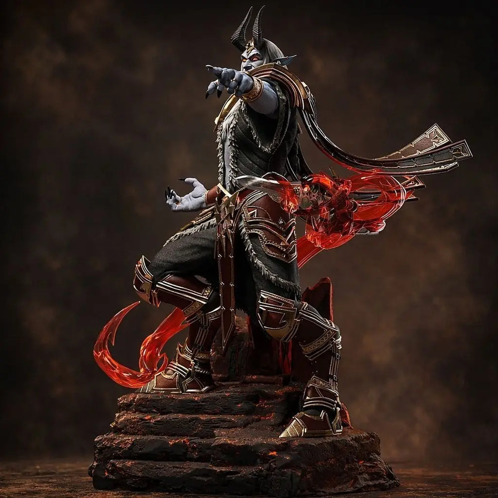 Dark Fantasy Demonic Warrior, Resin Model Figure Kit, Fantasy Theme, Unassembled and Unpainted