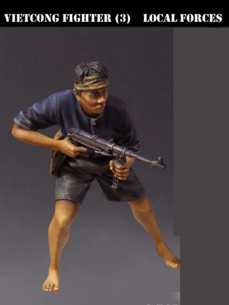 1/35 Vietnam War Fighter, Resin Model Figure Kit, Unassembled and Unpainted