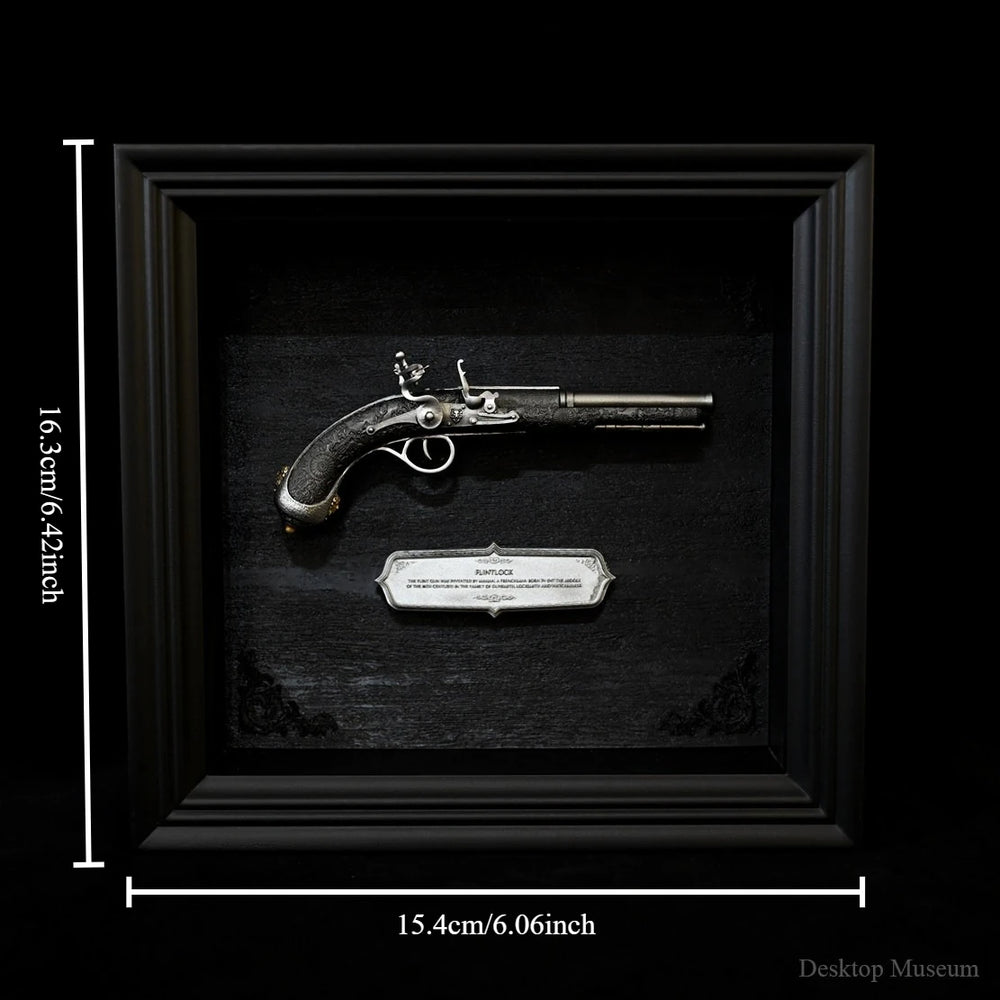 European Flintlock Pistol, Resin Model Accessory Kit, Military Theme, Unpainted