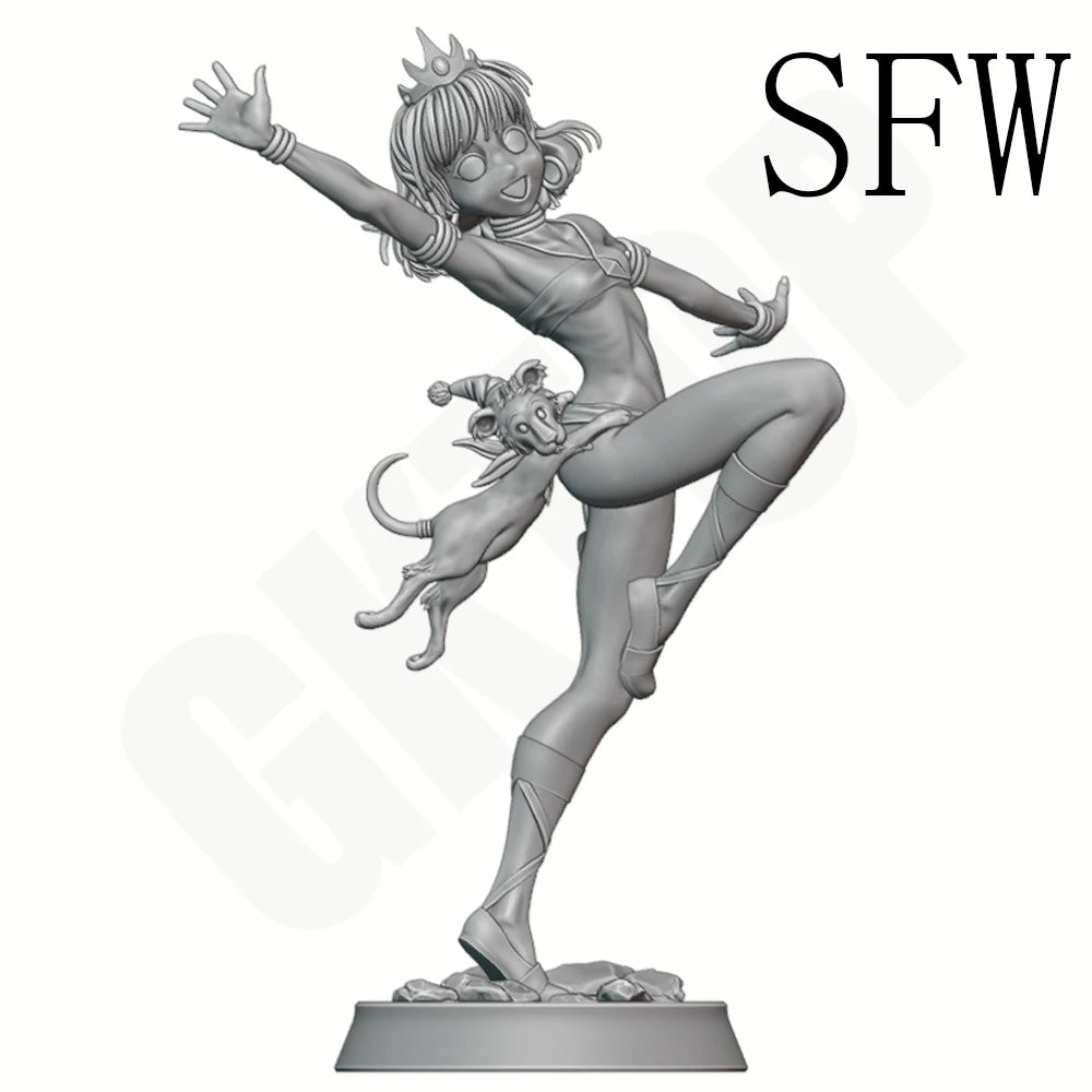 1/24 Exotic Princess Dancer, Resin Model Figure Kit, Unassembled and Unpainted