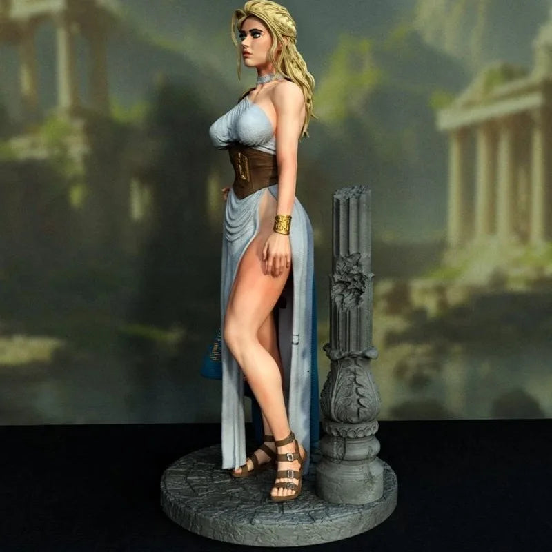 1/24 Ancient Greek Goddess Warrior, Resin Model Figure Kit, Unassembled and Unpainted