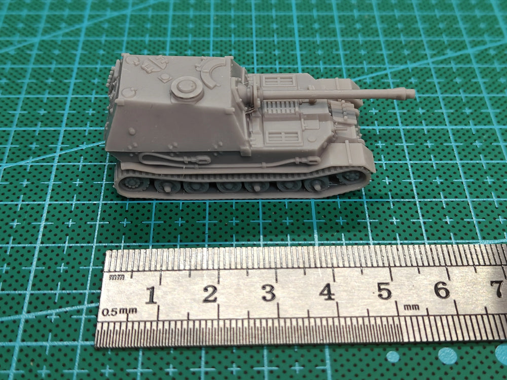 1/144 WWII German Elefant Tank Destroyer, Resin Model Vehicle Kit, Unassembled and Unpainted