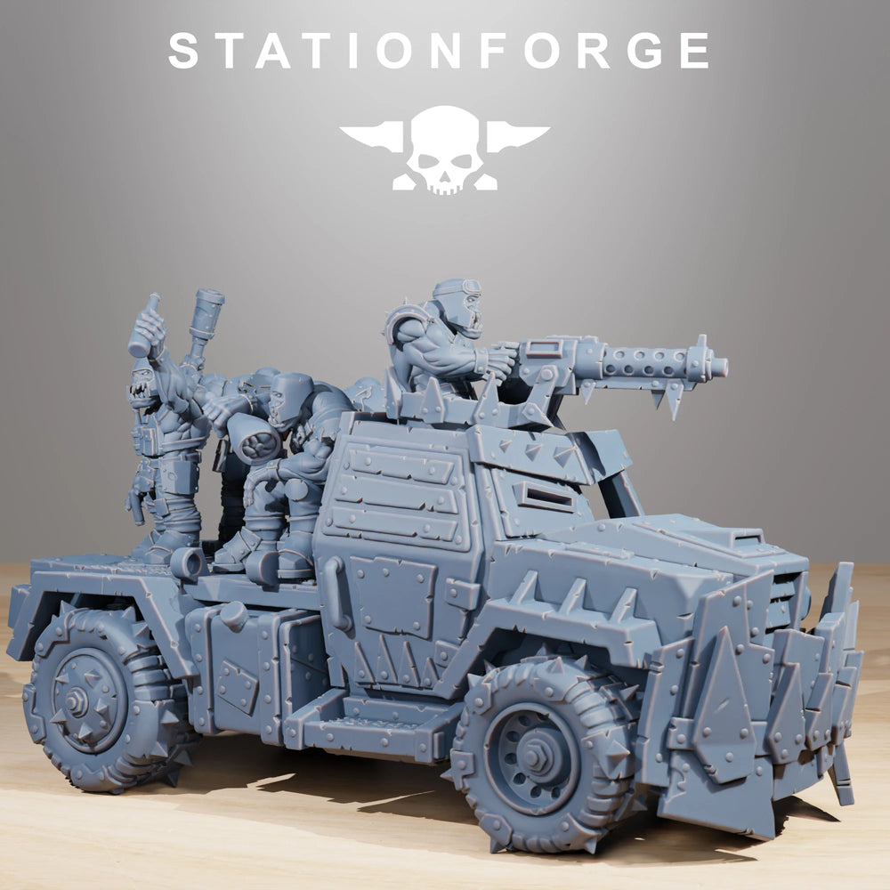32mm Armored Personnel Carrier, Resin Model Vehicle Kit, Sci-Fi Theme, Unassembled and Unpainted