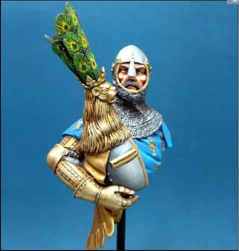 1/10 Knight, Resin Model Figure Kit, Fantasy Theme, Unassembled and Unpainted