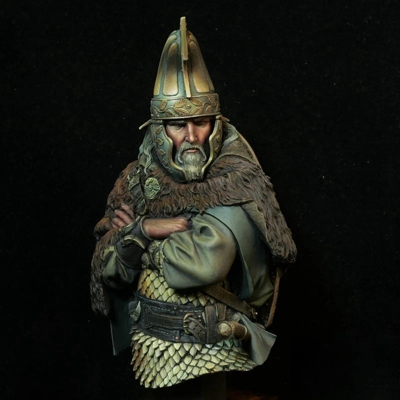 1/12 Ancient Scythian Chieftain, Resin Model Bust Kit, Unassembled and Unpainted