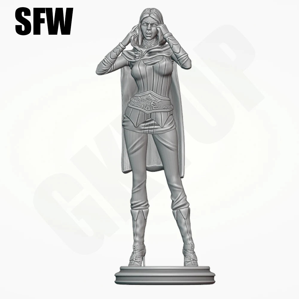 1/24 Vampire Woman Warrior, Resin Model Figure Kit, Fantasy Theme, Unassembled and Unpainted
