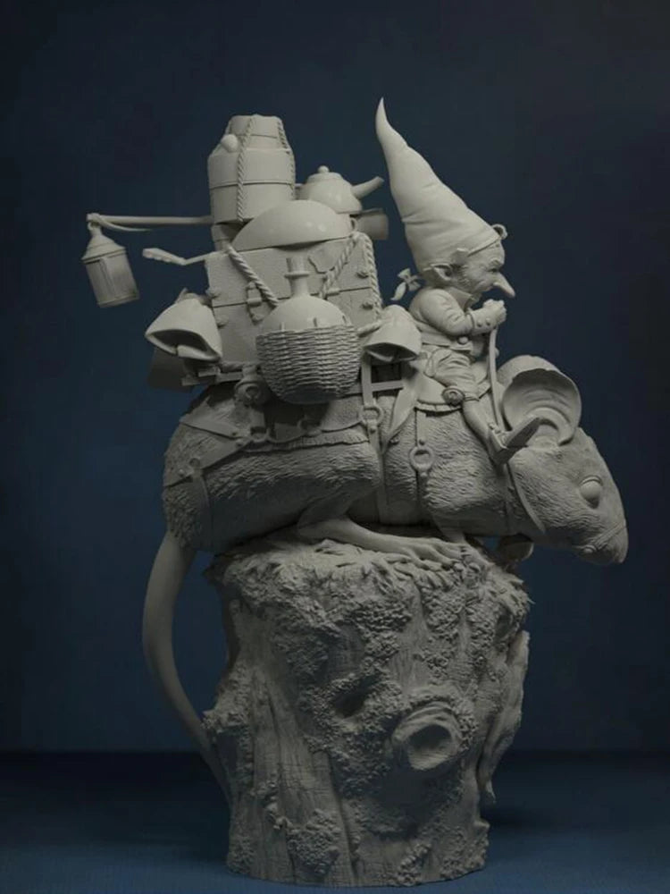 100mm Officer, Resin Model Figure Kit, Fantasy Theme, Unassembled and Unpainted