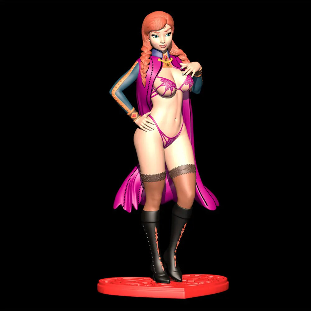 1/24 NSFW Female, 3 Figures, Resin Model Figure Kit, Unassembled and Unpainted