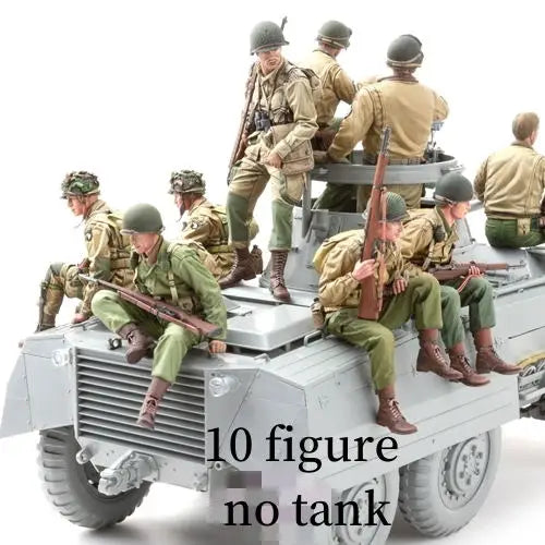 1/16 Modern American Soldier in Tactical Gear, Resin Model Figure Kit, Unassembled and Unpainted