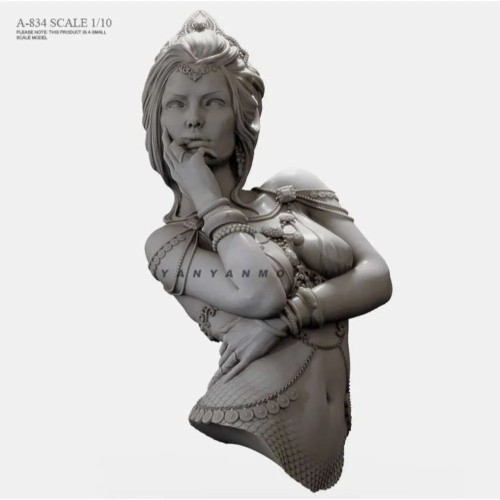1/10 Goddesses, 3 Figures, Resin Model Bust Kit, Fantasy Theme, Unassembled and Unpainted