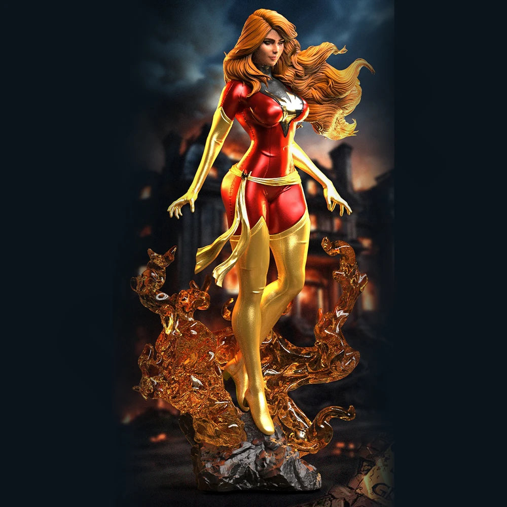 1/24 Fantasy Phoenix Woman, Resin Model Figure Kit, Unassembled and Unpainted
