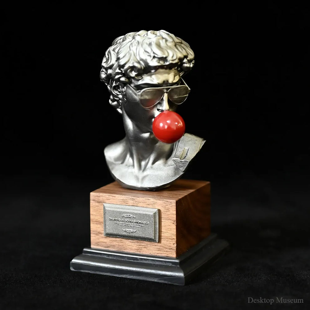 100mm David, Resin Model Bust Kit, Mythology Theme, Unassembled and Unpainted