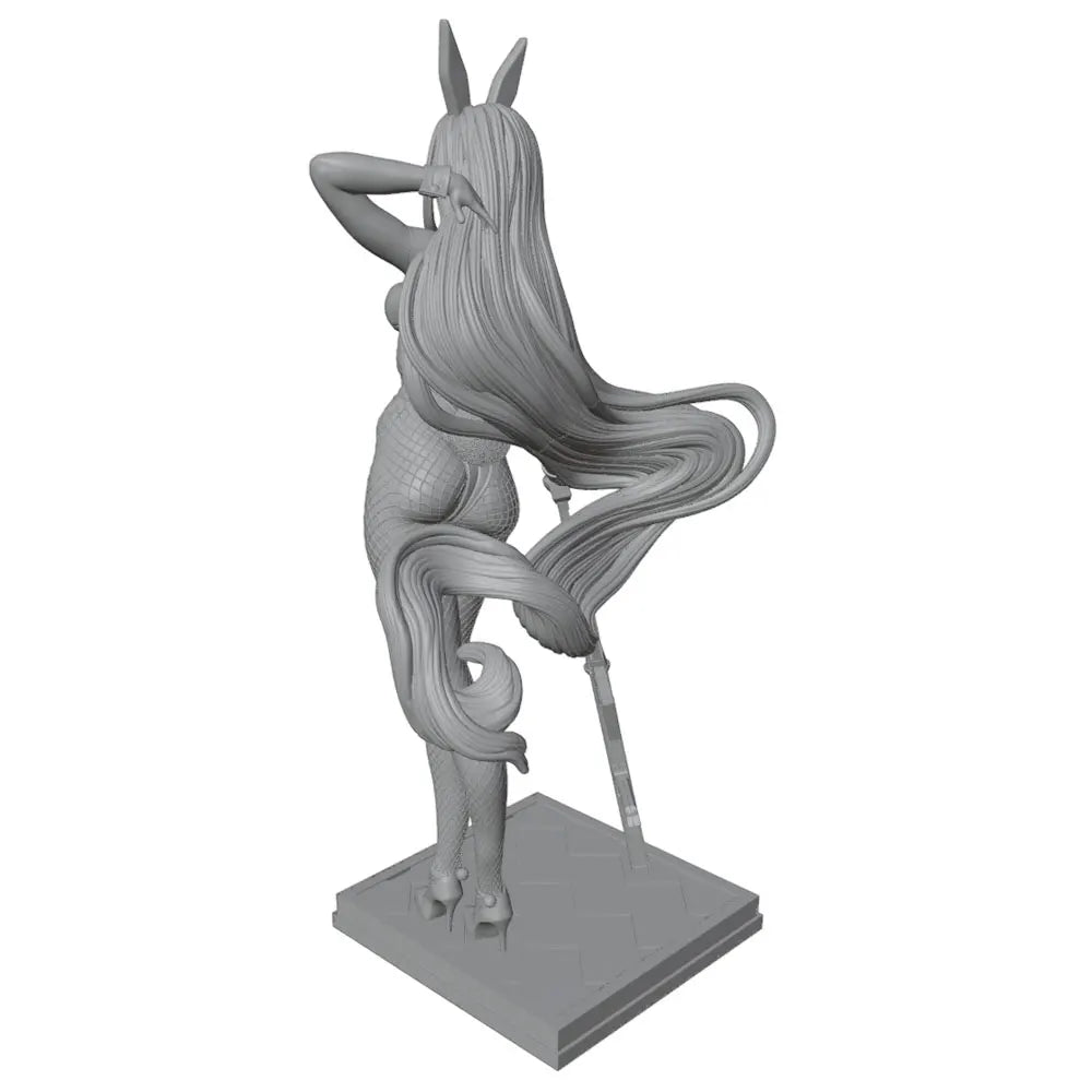 1/24 Anime Female Bunny Ears Tactical, Resin Model Figure Kit, Unassembled and Unpainted