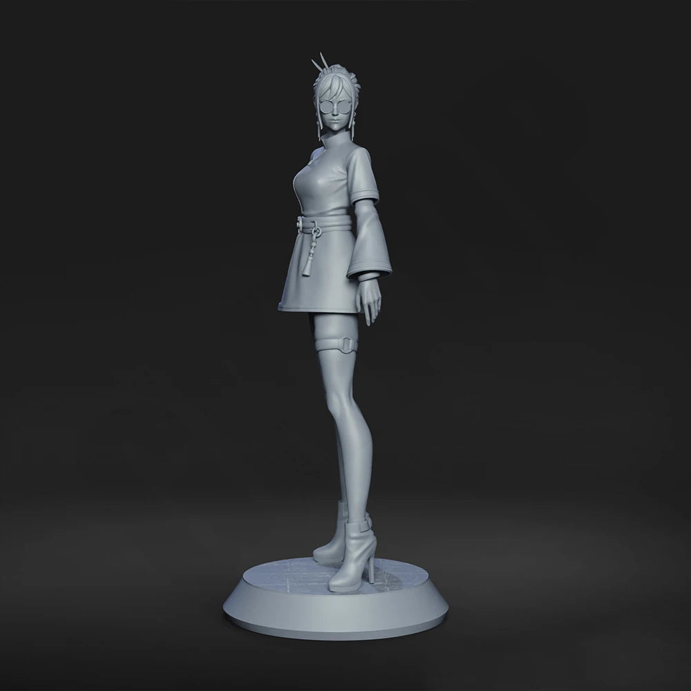 1/24 Anime Girl Collection, 3 Figures, Resin Model Figure Kit, Unassembled and Unpainted