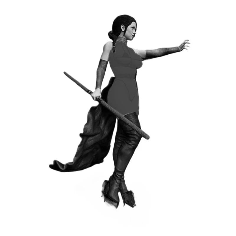 1/24 Martial Artist, Resin Model Figure Kit, Fantasy Theme, Unassembled and Unpainted