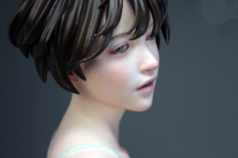Female, Resin Model Bust Kit, Anime Theme, Unassembled and Unpainted
