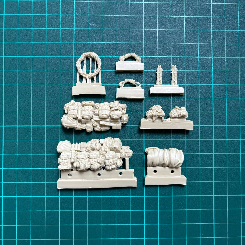 1/72 Modern Military Vehicle Accessory Set, Resin Model Accessory Kit, Unpainted