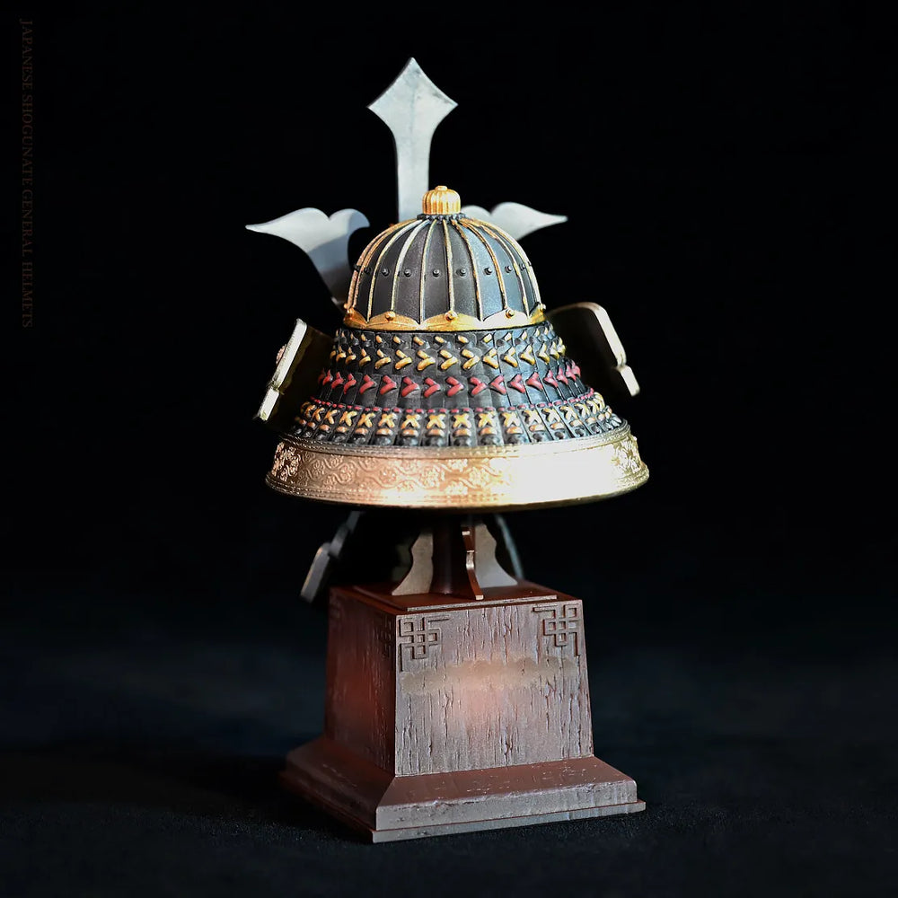 130mm Medieval Samurai Kabuto Helmet, Resin Model Bust Kit, Unassembled and Unpainted
