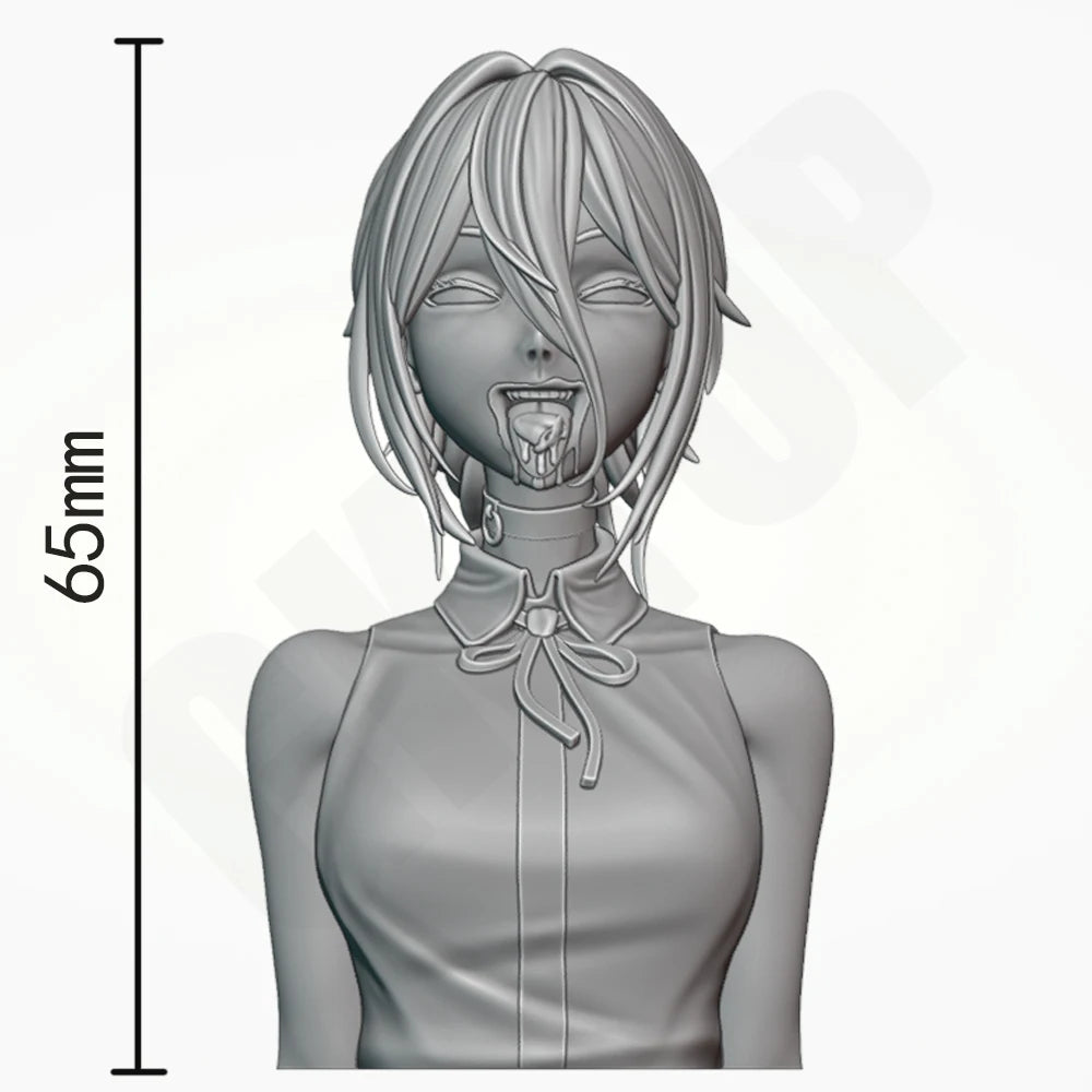 65mm Dark Fantasy Vampire, Resin Model Bust Kit, Fantasy Theme, Unassembled and Unpainted