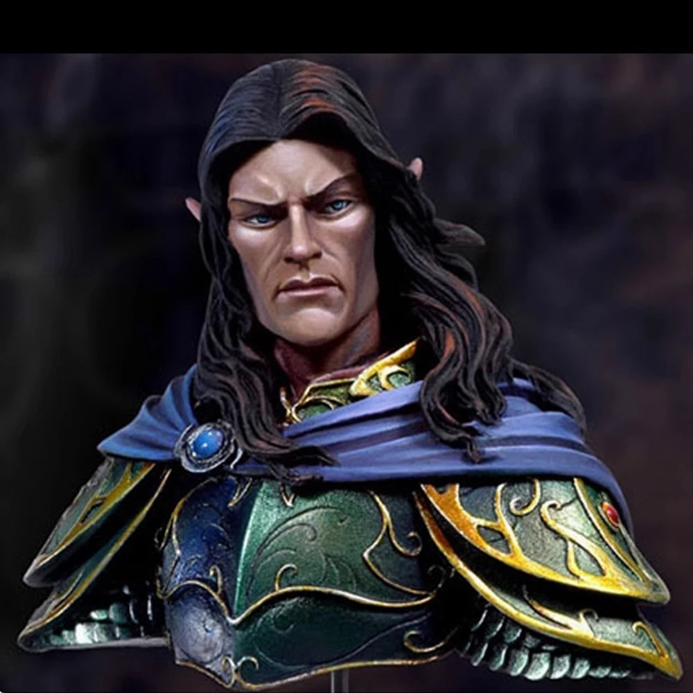 1/10 Ithandir the Blade of Eternity, Resin Model Bust Kit, Fantasy Theme, Unassembled and Unpainted