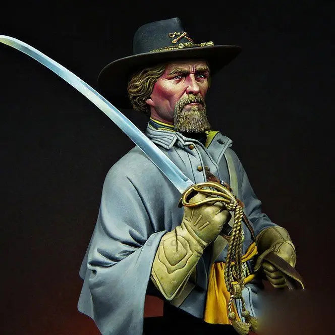 1/10 American Civil War Soldier, Resin Model Bust Kit, Unassembled and Unpainted