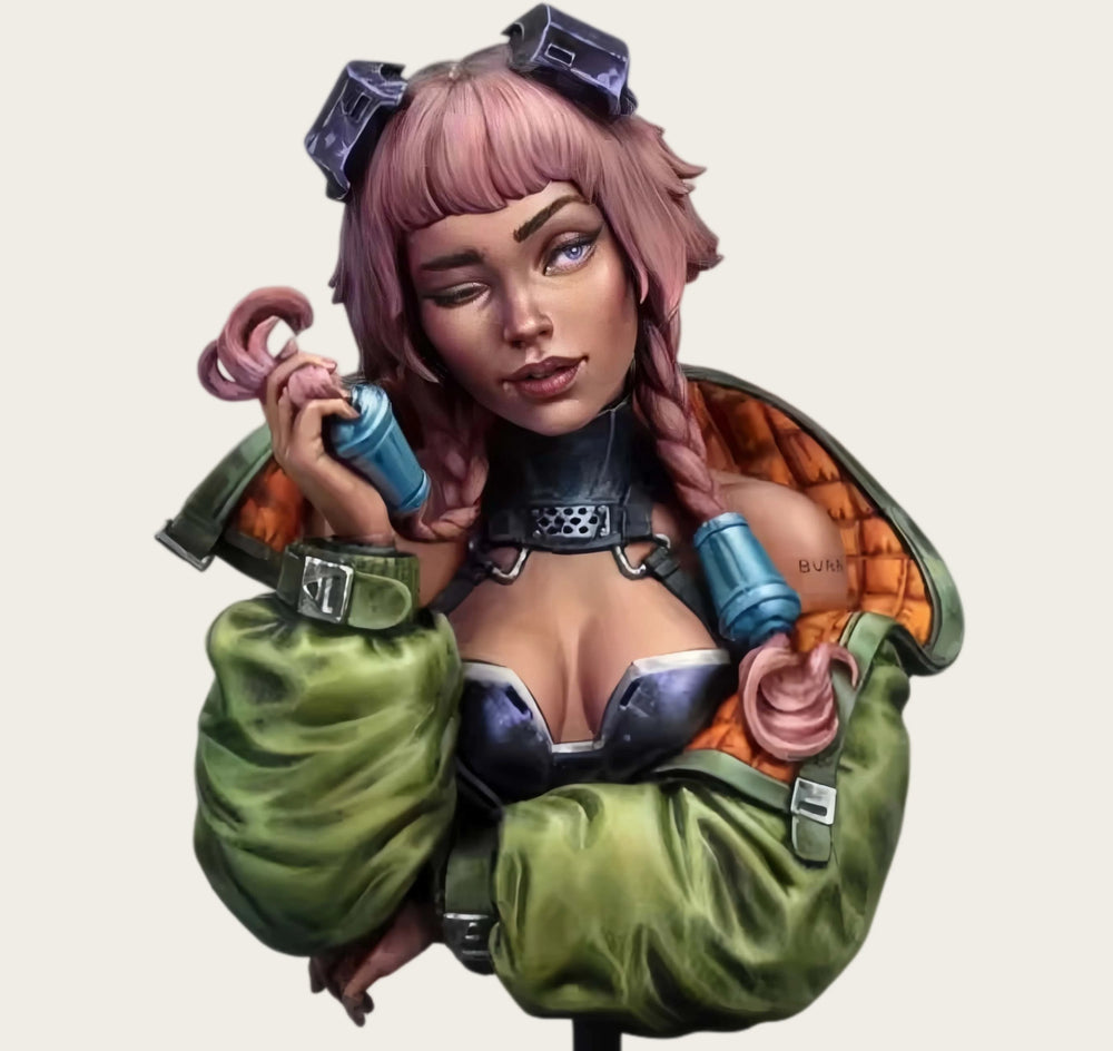 Cyberpunk Hip-Hop Girl — 1/10 Resin Bust
