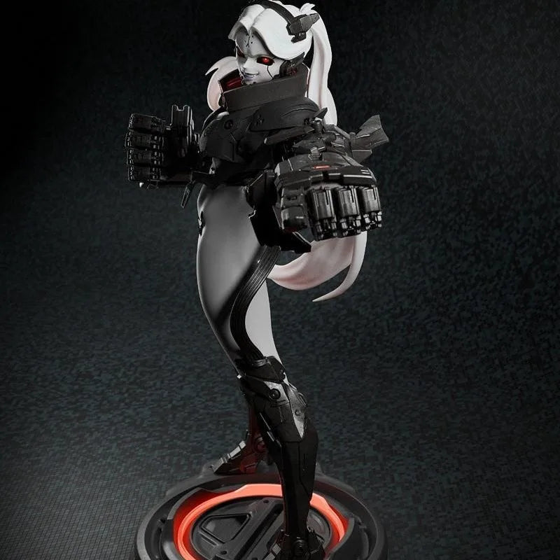 1/24 Lolita Warrior, Resin Model Figure Kit, Anime Theme, Unassembled and Unpainted