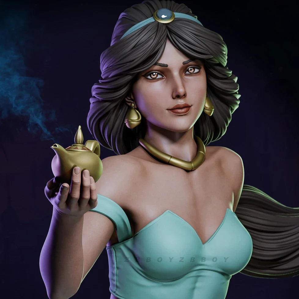 100mm Female Fantasy Sorceress, Resin Model Figure Kit, Fantasy Theme, Unassembled and Unpainted