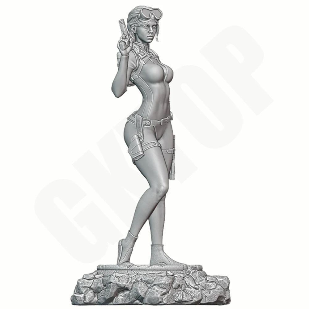 1/24 Modern Sci-Fi Tactical Explorer, Resin Model Figure Kit, Unassembled and Unpainted