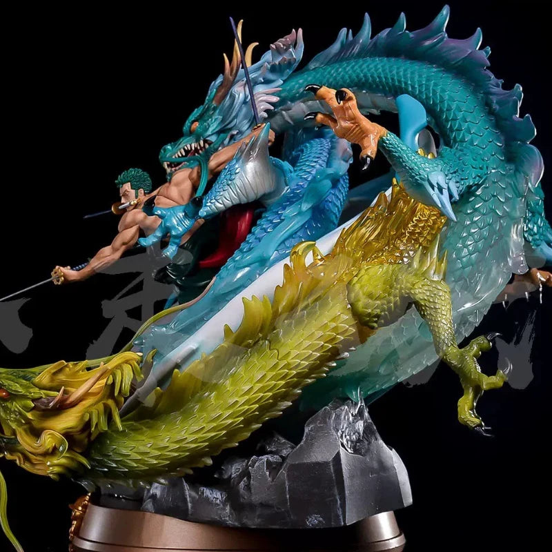 Three-Headed Dragon, Resin Model Figure Kit, Fantasy Theme, Unassembled and Unpainted