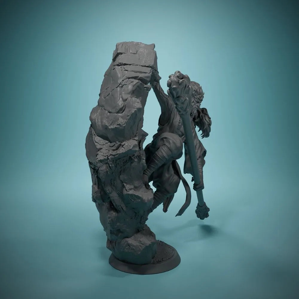 65mm Wukong Monkey King, Resin Model Figure Kit, Mythology Theme, Unassembled and Unpainted