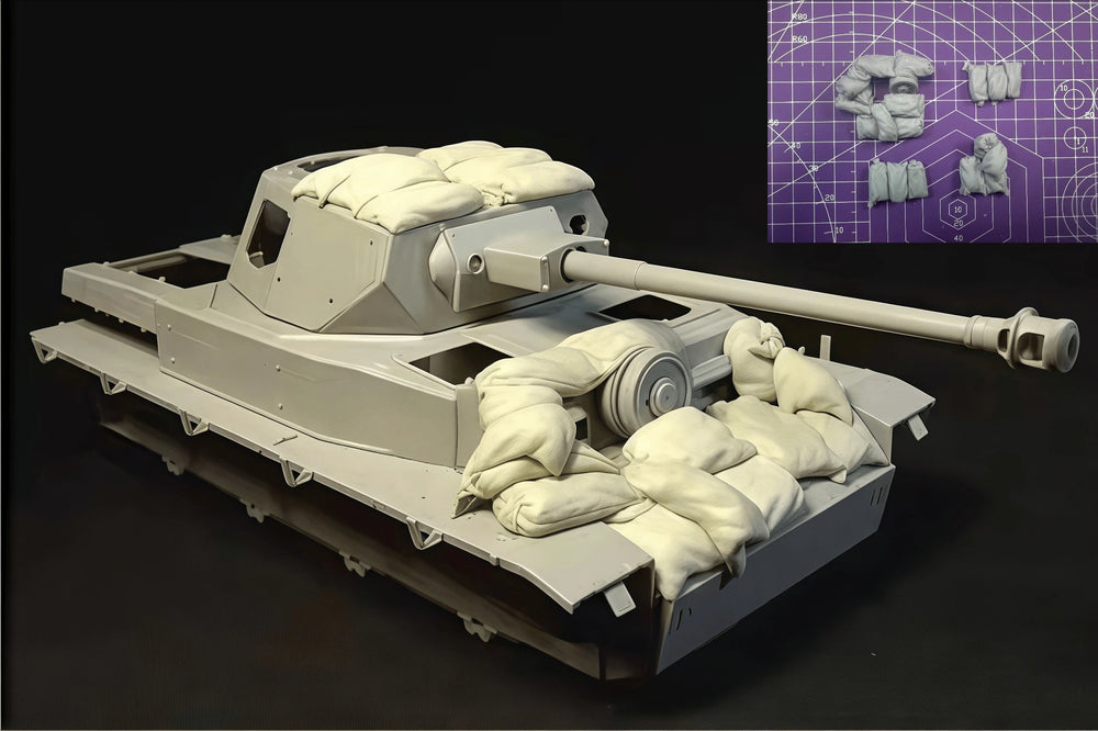 1/35 WWII Soviet T-34 Tank with Crew, Resin Model Vehicle Kit, Unassembled and Unpainted