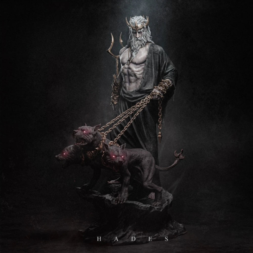 Ancient Hades & Hellhound Companions, 2 Figures, Resin Model Figure Kit, Unassembled and Unpainted