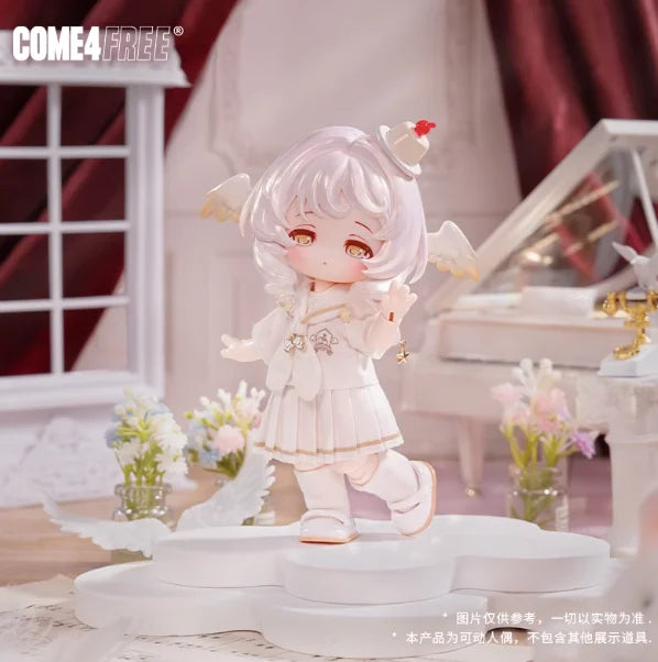 1/12 Chibi Dessert Series Blind Box, Resin Model Figure Kit, Anime Theme, Unassembled and Unpainted