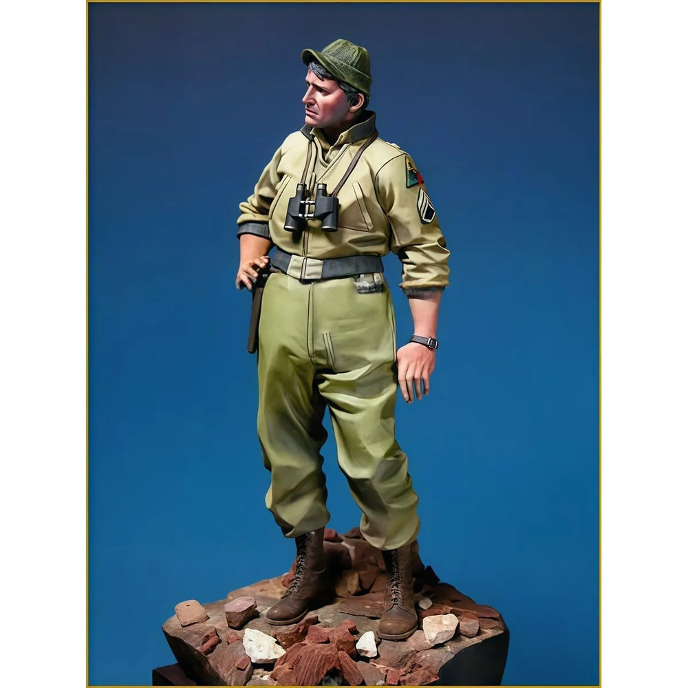 1/18 WWII American Soldier, Resin Model Figure Kit, Unassembled and Unpainted