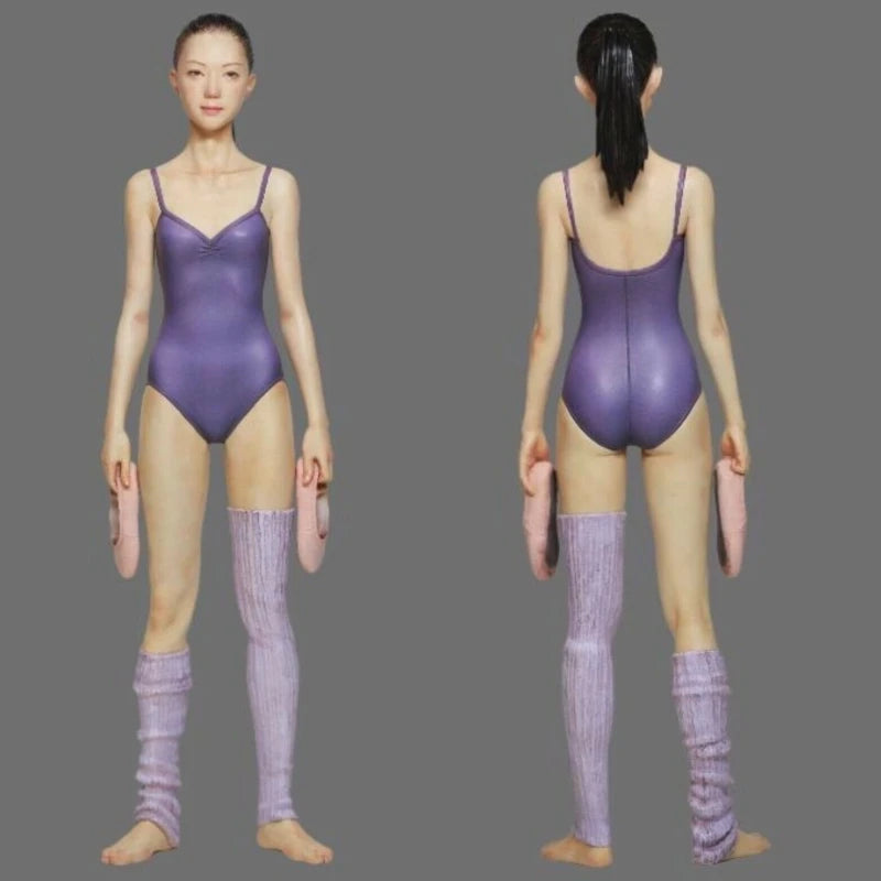 1/8 Female in Leotard, Resin Model Figure Kit, Unassembled and Unpainted