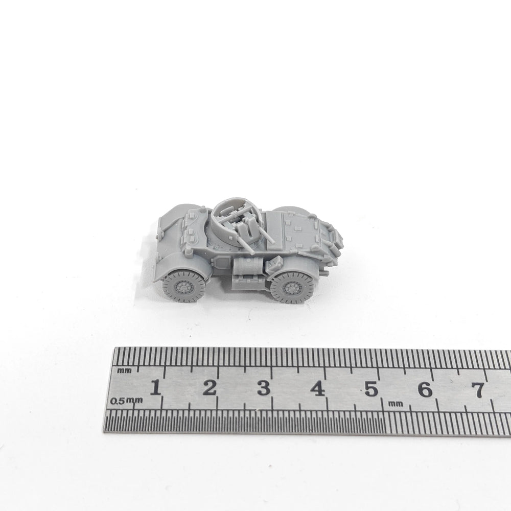 1/144 WWII T17E2 Staghound Armored Car, Resin Model Vehicle Kit, Unassembled and Unpainted