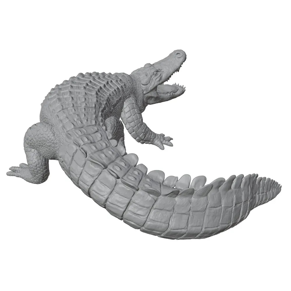 Crocodile, Resin Model Creature Kit, Wildlife Theme, Unassembled and Unpainted