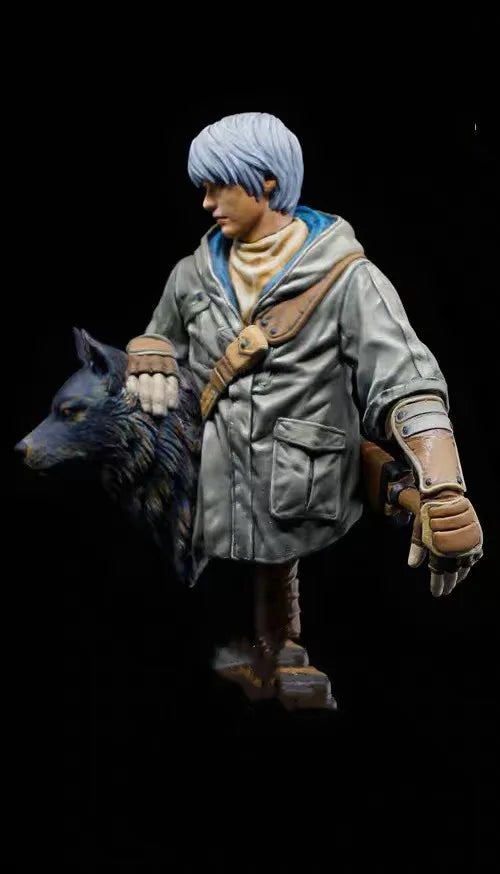 1/10 Sword God, 2 Figures, Resin Model Figure Kit, Fantasy Theme, Unassembled and Unpainted