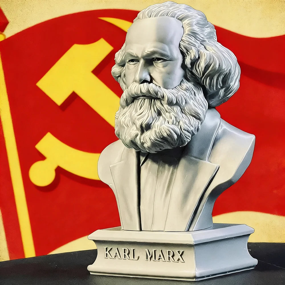 146mm Karl Marx, Resin Model Bust Kit, Historical Theme, Unassembled and Unpainted