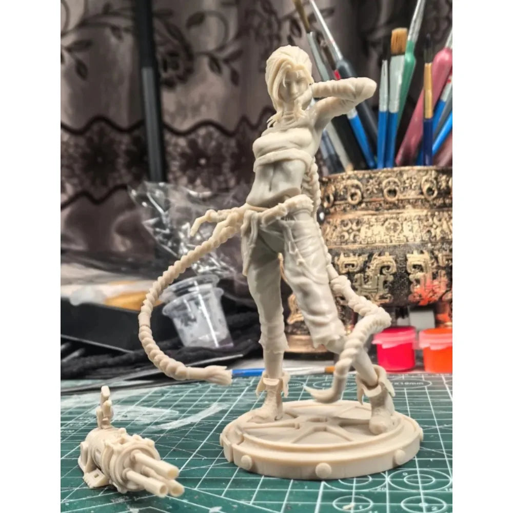 Anime Cyberpunk Female Warrior — Resin Figure