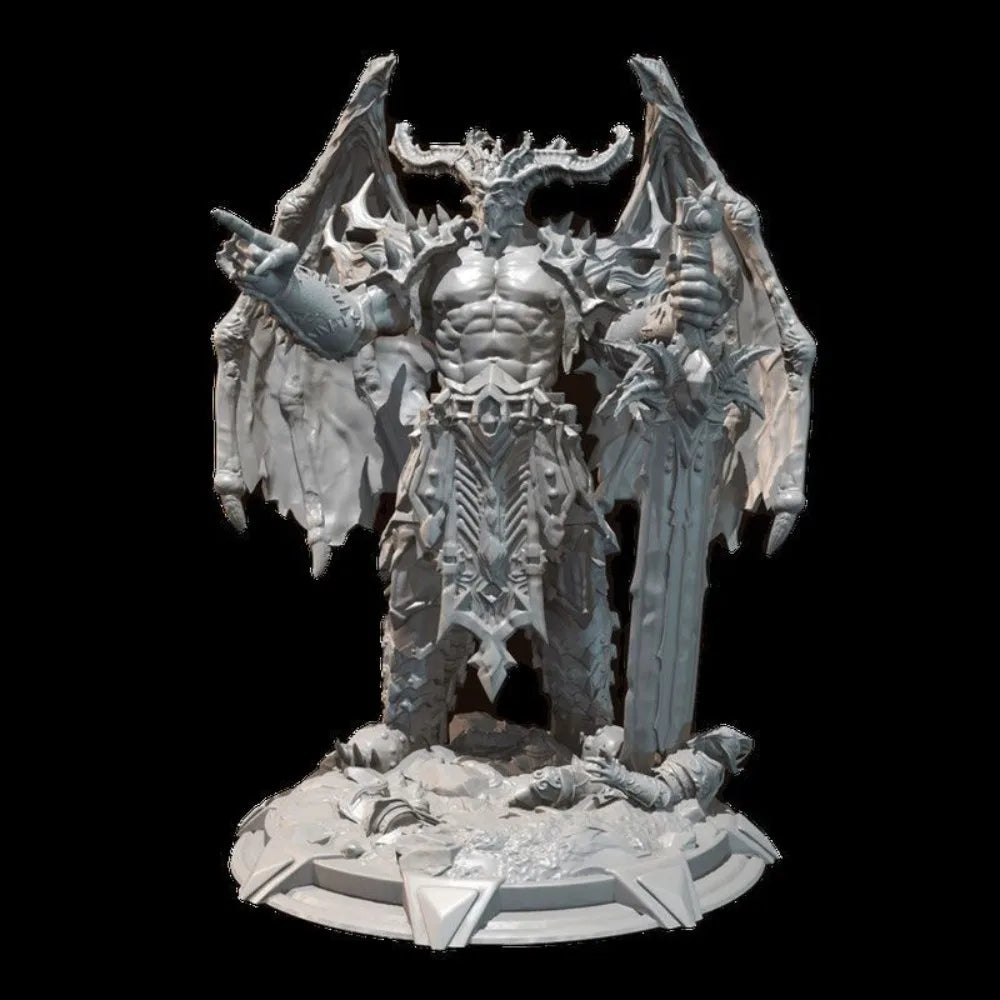 50mm Hell Demon, Resin Model Figure Kit, Fantasy Theme, Unassembled and Unpainted
