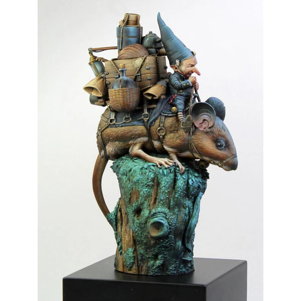1/32 Gnome/Dwarf, Resin Model Bust Kit, Fantasy Theme, Unassembled and Unpainted