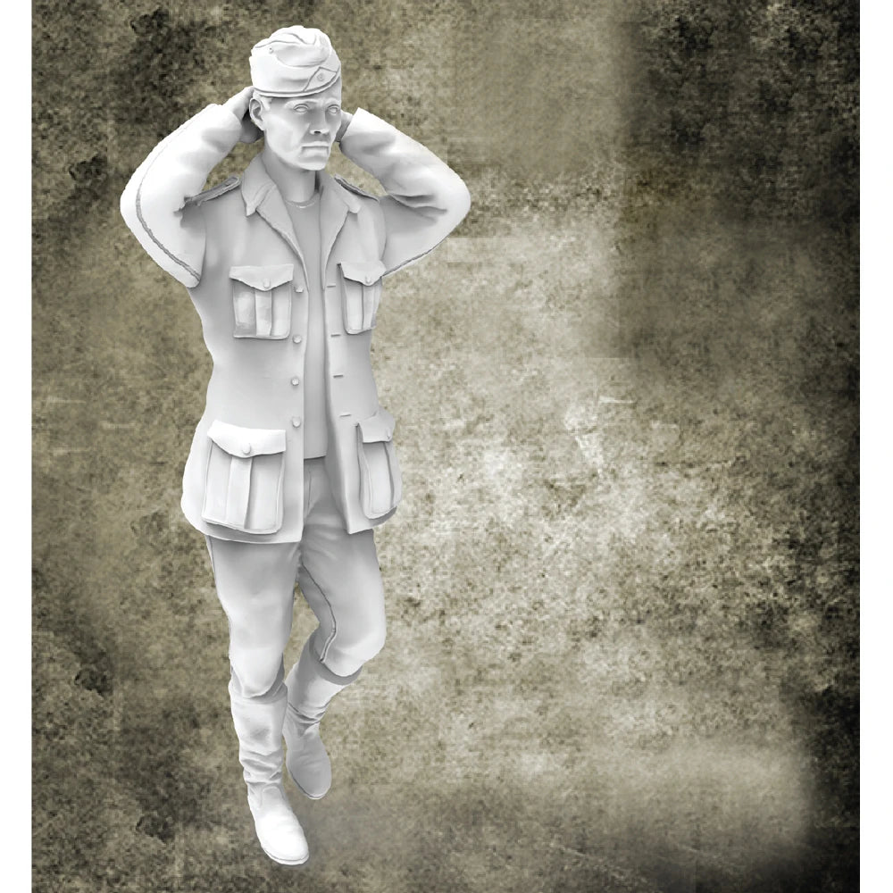 1/35 Modern Prisoner Soldier, Resin Model Figure Kit, Unassembled and Unpainted
