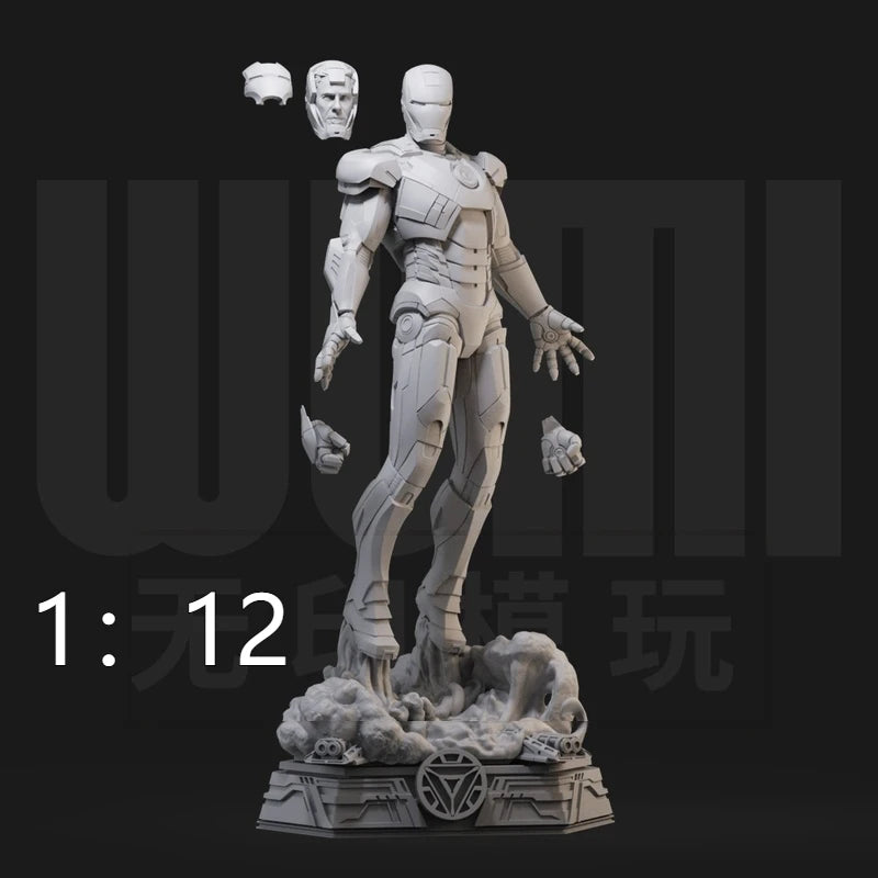 1/24 Modern Armored Futuristic Soldier, Resin Model Figure Kit, Unassembled and Unpainted