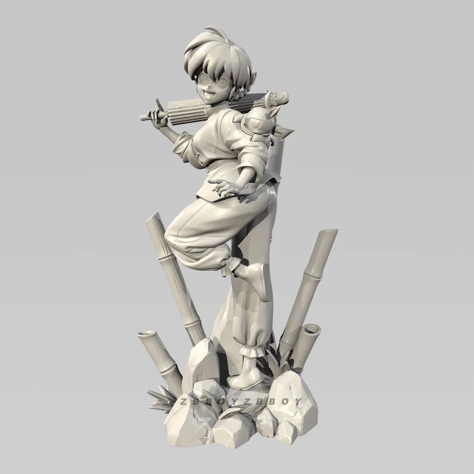 90mm Female Archer, Resin Model Figure Kit, Fantasy Theme, Unassembled and Unpainted