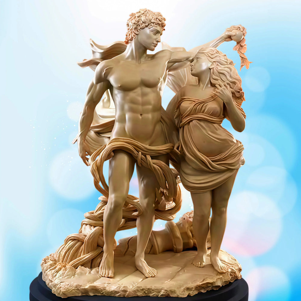 1/24 Biblical, 2 Figures, Resin Model Figure Kit, Mythology Theme, Unassembled and Unpainted