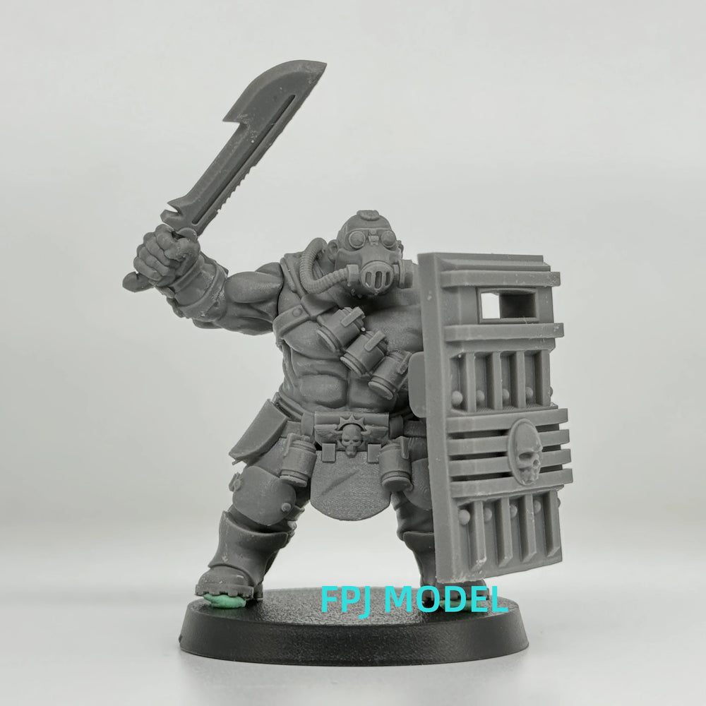 Dark Fantasy Guard Hunters, 25 Figures, Resin Model Figure Kit, Fantasy Theme, Unassembled and Unpainted