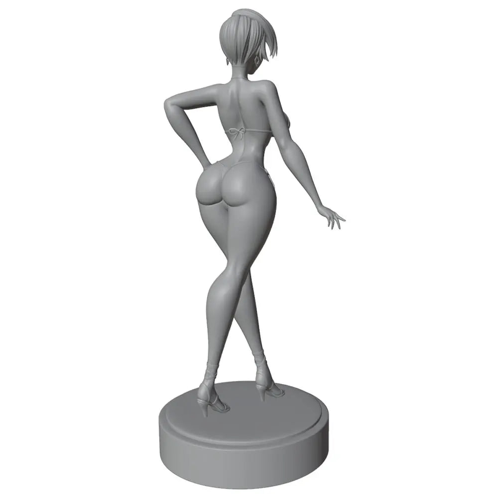 75mm Pin-up Fashion, Resin Model Figure Kit, Unassembled and Unpainted