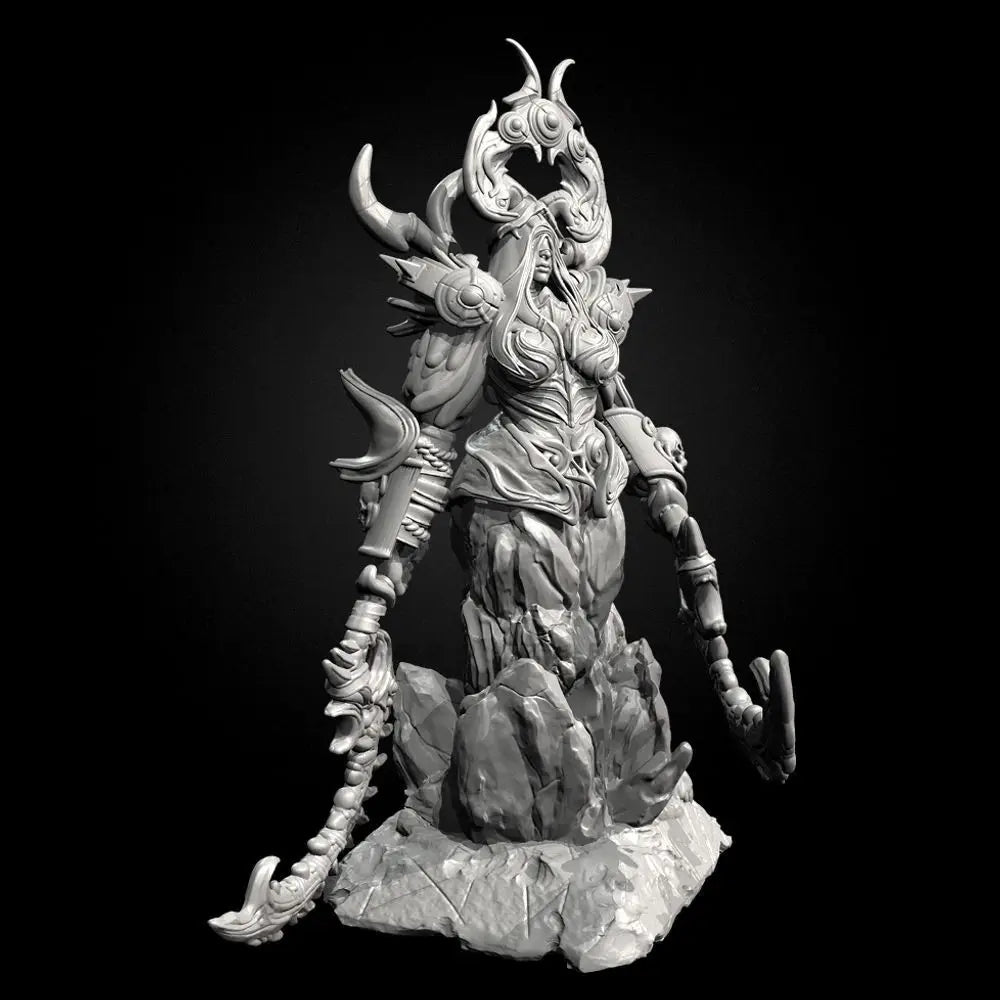50mm Night Goddess, Resin Model Figure Kit, Fantasy Theme, Unassembled and Unpainted